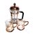 Set Cafetera Francesa Cobre + 2 Tazas